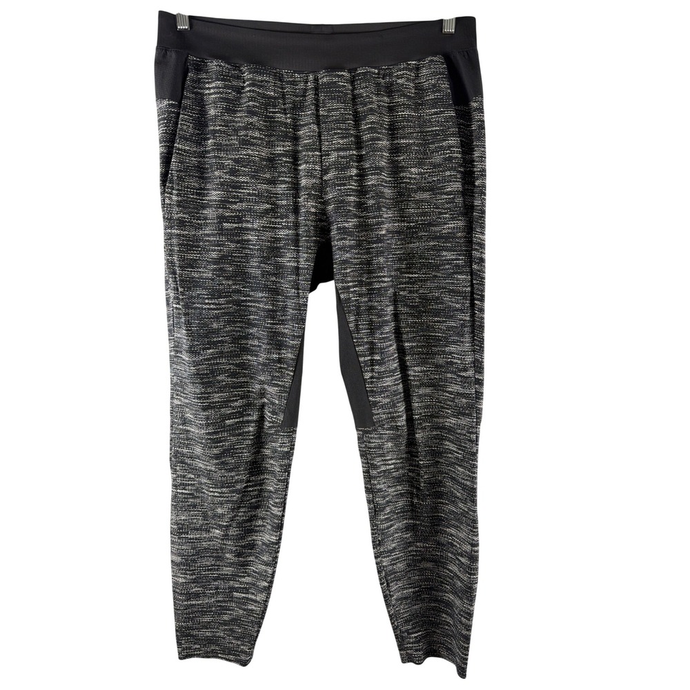 Lululemon Mens In Mind XL Joggers Black White All Court Texture Training Pants